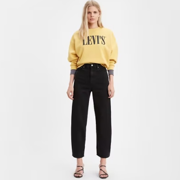 Levi's Black Balloon Women's Jeans 27 - Picture 6 of 11